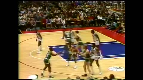 NBA: Philadelphia vs Boston 3/25/1984