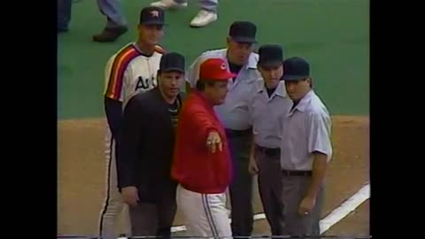 MLB: Houston vs Cincinnati 4/8/1991<br>
