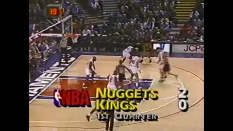 NBA: Sacramento vs Denver 11/5/1993<br>