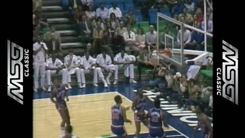 NBA: New York vs Dallas 1/2/1984