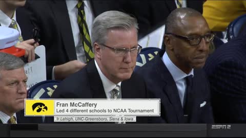 NCAAM: Iowa vs Notre Dame 11/29/2016