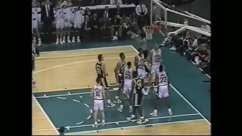 NCAAM: Duke vs Georgia Tech 3/14/1992<br>