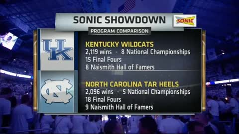 NCAAM: Kentucky vs North Carolina…