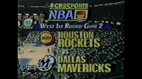 NBA: Dallas vs Houston (W1R2) 4/30/1988