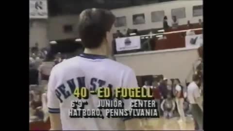 NCAAM: Rutgers vs Penn State 3/9/1989