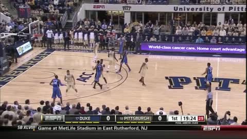 NCAAM: Duke vs Pittsburgh 1/27/2014