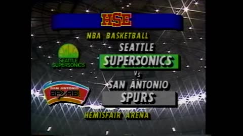 NBA: Seattle vs San Antonio 1/28/1991