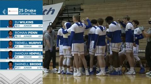 NCAAM: Drake vs Valparaiso 2/7/2021