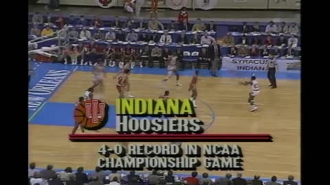 NCAAM: Indiana vs Syracuse 3/30/1987<br>