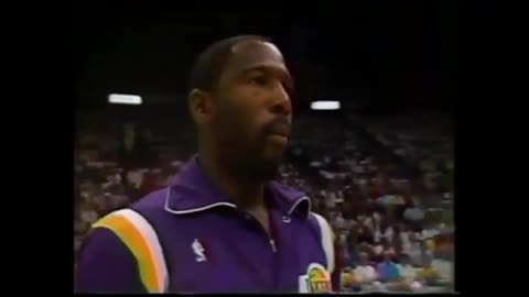NBA: Golden State vs L.A. Lakers 4/8/1989