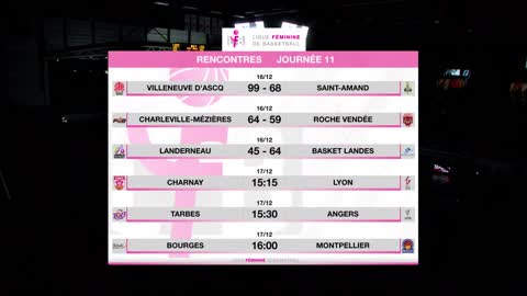 Bourges vs Montpellier 12/17/2023<br>