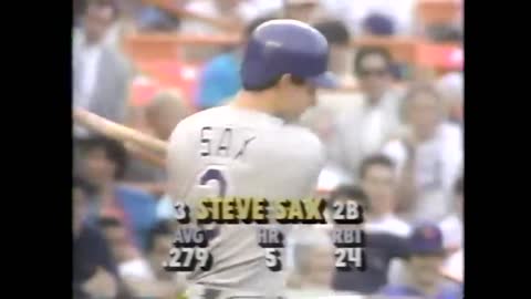 MLB: L.A. Dodgers vs N.Y. Mets 5/31/1988