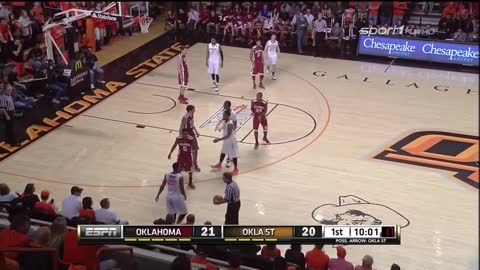 NCAAM: Oklahoma vs Oklahoma State 2/15/2014