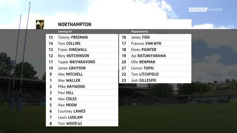 Gallagher Premiership: Northampton vs…