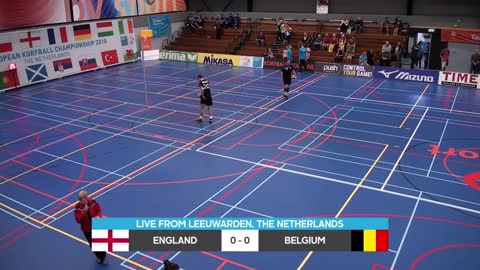 Korfball: England vs Belgium (European…