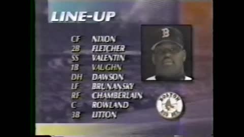 MLB: Boston vs Minnesota 8/10/1994<br>