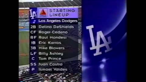 MLB: L.A. Dodgers vs Atlanta 6/13/1996
