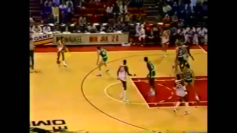 NBA: Atlanta vs Boston 1/18/1986