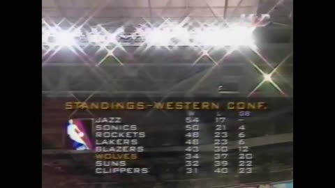 NBA: Minnesota vs Golden State 3/30/1997