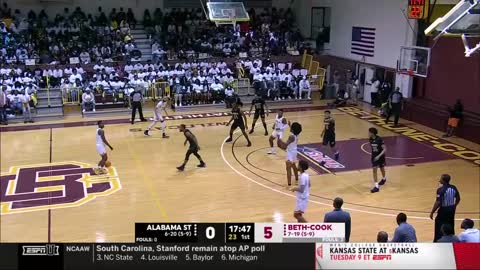 NCAAM: Alabama State vs Bethune-Cookman…
