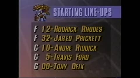 NCAAM: Arkansas vs Kentucky 2/9/1994