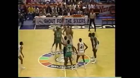NBA: Philadelphia vs Dallas 3/30/1986
