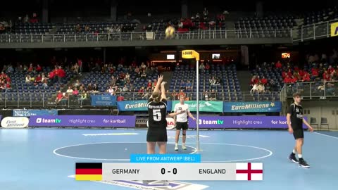Korfball: Germany vs England (European…