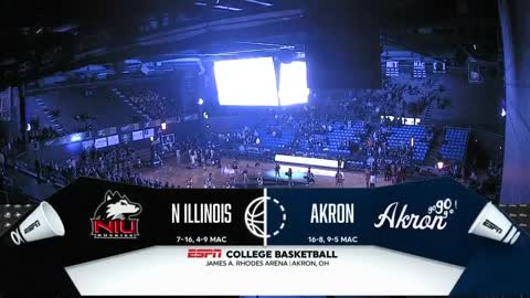 NCAAM: Northern Illinois vs Akron…