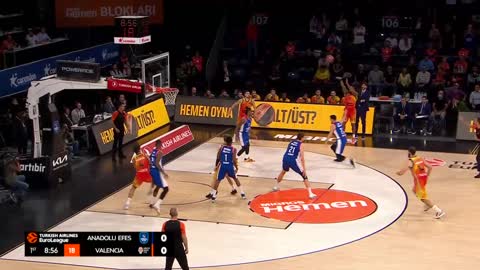 Anadolu Efes vs Valencia 10/18/2022<br>