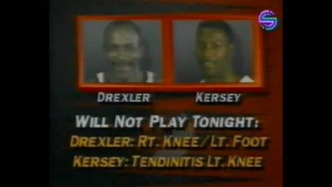 NBA: Chicago vs Portland 12/4/1992