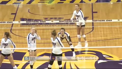 WVB: Drake vs Northern Iowa 10/11/2022