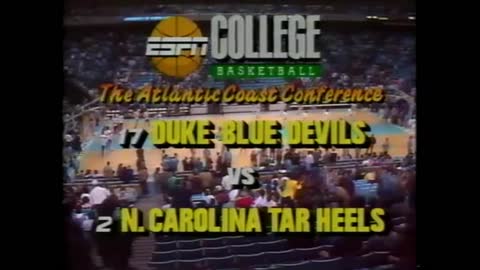 NCAAM: Duke vs North Carolina 2/26/1987
