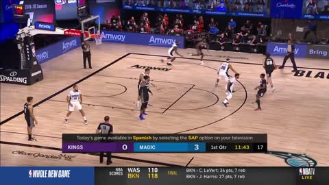 NBA: Sacramento vs Orlando 8/2/2020
