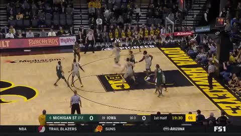 NCAAM: Michigan State vs Iowa 1/24/2019