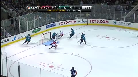 NHL: Calgary vs San Jose 10/19/2013<br>