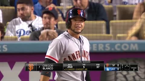 MLB: San Francisco vs L.A. Dodgers 9/23/2014