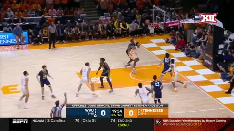 NCAAM: West Virginia vs Tennessee…
