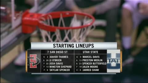 NCAAM: San Diego State vs Utah State…
