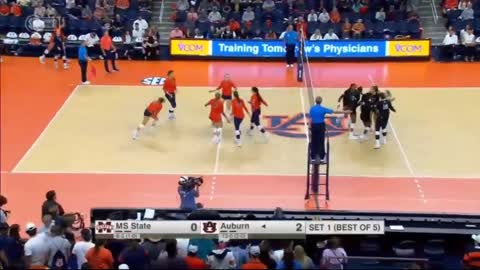 WVB: Mississippi State vs Auburn…