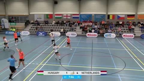 Korfball: Hungary vs Netherlands…
